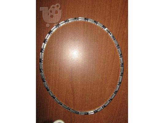 ανδρικη αλυσιδα λαιμου ατσαλι stainless steel τυπου χειροπεδας...